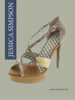 Jessica Simpson Brouge Platform Sandal Heel